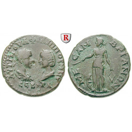 Römische Provinzialprägungen, Thrakien, Mesembria, Philippus I., Bronze 244-249, ss+
