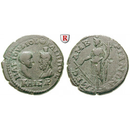 Römische Provinzialprägungen, Thrakien, Mesembria, Philippus II., Caesar, Bronze 244-247, ss+