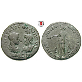 Römische Provinzialprägungen, Thrakien, Tomis, Philippus II., Caesar, Bronze 244-247, ss-vz