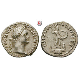 Römische Kaiserzeit, Domitianus, Denar 88-89, ss+