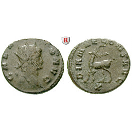 Römische Kaiserzeit, Gallienus, Antoninian 260-268, ss/vz