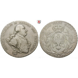 Brandenburg-Preussen, Königreich Preussen, Friedrich Wilhelm II., Konventionstaler 1795, ss