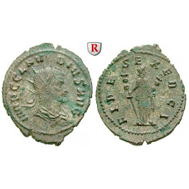 Römische Kaiserzeit, Claudius II. Gothicus, Antoninian 268-270, ss+