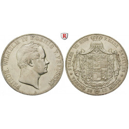 Brandenburg-Preussen, Königreich Preussen, Friedrich Wilhelm IV., Doppeltaler 1842, ss+