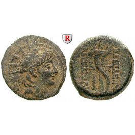 Syrien, Königreich der Seleukiden, Alexander II., Bronze 128-123 v.Chr., ss+