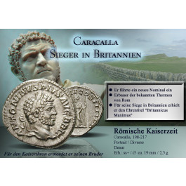 Römische Kaiserzeit, Caracalla, Denar 198-217, ss+