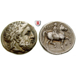 Makedonien, Königreich, Philipp II., Tetradrachme 323/2-315 v.Chr., ss