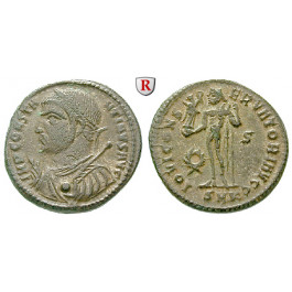 Römische Kaiserzeit, Constantinus I., Follis 317-320, vz