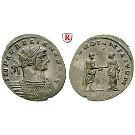 Römische Kaiserzeit, Aurelianus, Antoninian 270-275, vz+