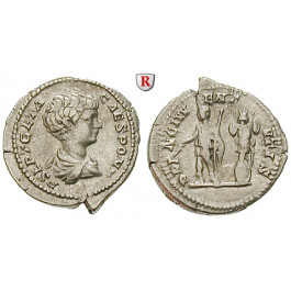 Römische Kaiserzeit, Geta, Caesar, Denar 200-202, ss