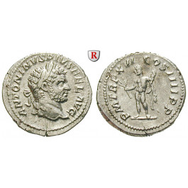 Römische Kaiserzeit, Caracalla, Denar 213, ss-vz