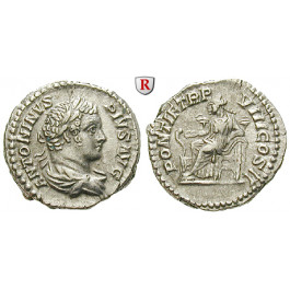 Römische Kaiserzeit, Caracalla, Denar 205, vz/ss