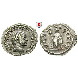 Römische Kaiserzeit, Caracalla, Denar 216, ss-vz