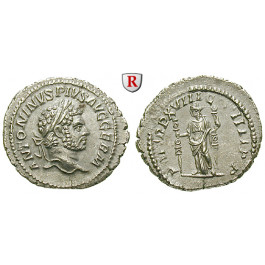 Römische Kaiserzeit, Caracalla, Denar 215, vz-st