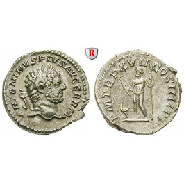 Römische Kaiserzeit, Caracalla, Denar 214, vz