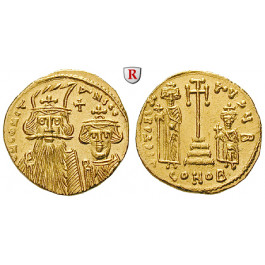 Byzanz, Constans II. und Constantinus IV., Solidus 661-663, st