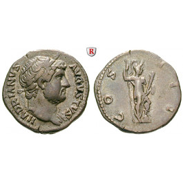 Römische Kaiserzeit, Hadrianus, Denar 126, ss