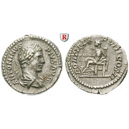 Römische Kaiserzeit, Caracalla, Denar 205, vz+