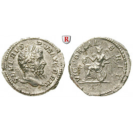 Römische Kaiserzeit, Septimius Severus, Denar 210-211, vz