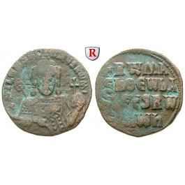 Byzanz, Constantinus VII. und Romanus I., Follis 920-944, f.ss