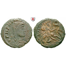 Römische Kaiserzeit, Constantius II., Bronze 4. Jh., f.vz