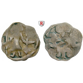 Brandenburg, Markgrafschaft, Zeit der letzten Askanier, Denar 1319-1323, s-ss