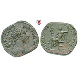 Römische Kaiserzeit, Commodus, Sesterz 180, f.vz