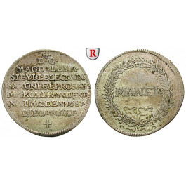 Sachsen, Albertinische Linie, Johann Georg III., Groschen 1687, ss+