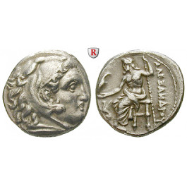 Makedonien, Königreich, Alexander III. der Grosse, Drachme 290-275 v.Chr., ss-vz