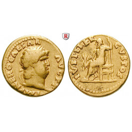 Römische Kaiserzeit, Nero, Aureus 67-68, ss