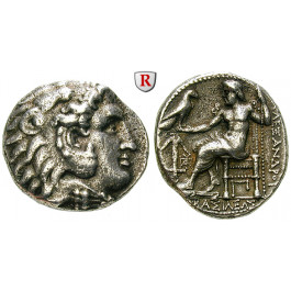 Makedonien, Königreich, Alexander III. der Grosse, Tetradrachme 311-300 v.Chr., ss+
