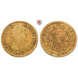 Mexiko, Carlos III., Escudo 1783, ss