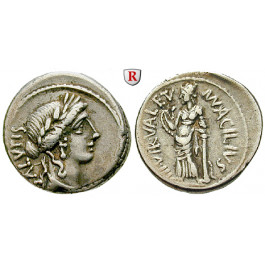 Römische Republik, Man. Acilius Glabrio, Denar 49 v.Chr., ss