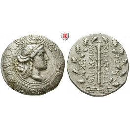 Makedonien-Römische Provinz, Freistaat, Tetradrachme 158-150 v.Chr., ss+