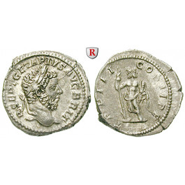 Römische Kaiserzeit, Geta, Denar 211, ss-vz