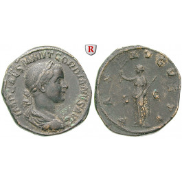 Römische Kaiserzeit, Gordianus III., Sesterz 238-239, ss