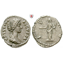 Römische Kaiserzeit, Crispina, Frau des Commodus, Denar 178-182, ss+