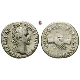 Römische Kaiserzeit, Nerva, Denar 96, ss