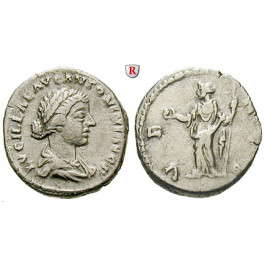 Römische Kaiserzeit, Lucilla, Frau des Lucius Verus, Denar 165-169, ss