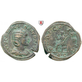 Römische Kaiserzeit, Otacilia Severa, Frau Philippus I., Sesterz 245, ss+