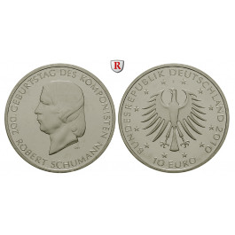 Bundesrepublik Deutschland, 10 Euro 2010, Robert Schumann, J, bfr.