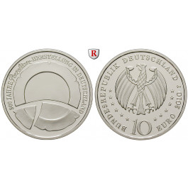 Bundesrepublik Deutschland, 10 Euro 2010, 300 Jahre Porzellanherstellung, F, PP