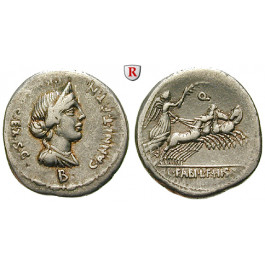 Römische Republik, C. Annius und L. Fabius Hispaniensis, Denar 82-81 v.Chr., ss