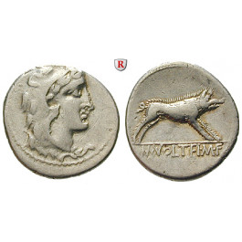 Römische Republik, M. Volteius, Denar 78 v.Chr., ss/ss+