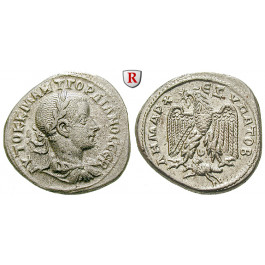 Römische Provinzialprägungen, Seleukis und Pieria, Antiocheia am Orontes, Gordianus III., Tetradrachme 198-217, f.vz