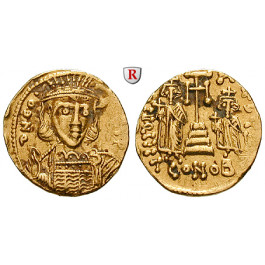 Byzanz, Constantinus IV. Pogonatus, Solidus 674-681, ss