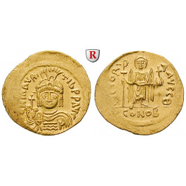Byzanz, Mauricius Tiberius, Solidus 584-602, vz
