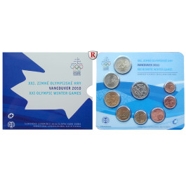 Slowakei, Euro-Kursmünzensatz 2010, st