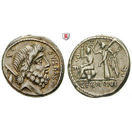Römische Republik, M. Nonius Sufenas, Denar 59 v.Chr., ss-vz
