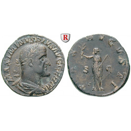 Römische Kaiserzeit, Maximinus I., Sesterz 236-238, f.vz